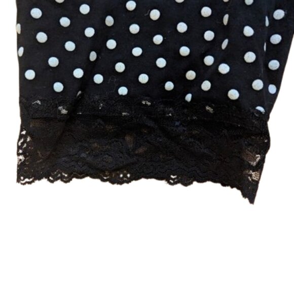 Black and White  Polka Dot Mini Skirt and Short Set Size Medium / Large NEW NWT - Picture 6 of 6